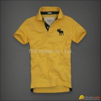 2012 AF Tshirts Men Lapel T-shirts Turndown Collar Polo T-shirts S-XXL 8 Colors