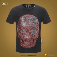 philipp plein t shirt diamond men's philipp plein t-shirts outlet PP skull tee