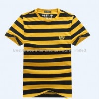 Men's striped Polo T shirt