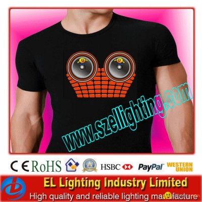 EL Radio flashing Sound Active Shirtspicture1