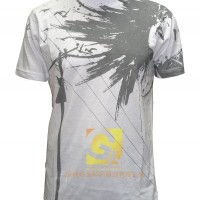 Printed o-neck t-shirt for men