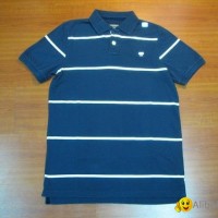 Dyred yarn polo-shirts