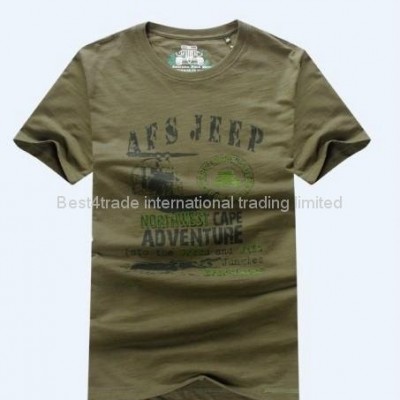 Round collar 100% good cotton T shirtpicture1