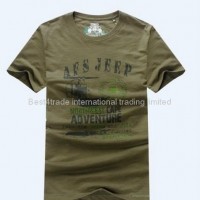 Round collar 100% good cotton T shirt