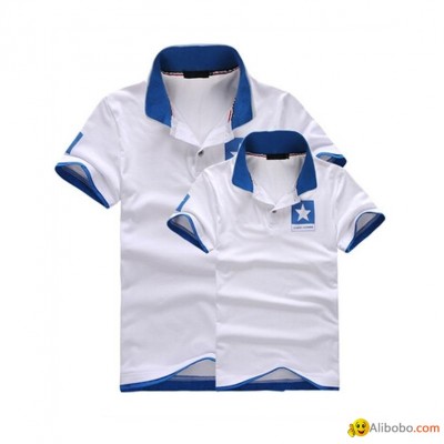 2014 latest new design polo t shirt with embroidery for lovers factorypicture1