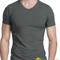 Men’s blank V neck t shirt