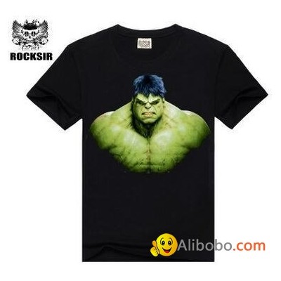 european big size the hulk 3d printing stereoscopic t-shirt originality tee shirpicture1