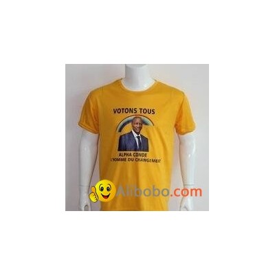 custom ployester t shirt for election activity o neck loose tee shirtpicture1