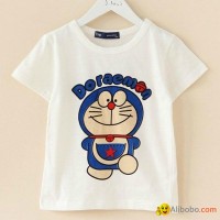 100% cotton cartoon t-shirts for child-hfct001