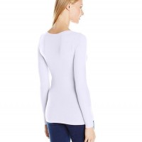 Women's Seamless Round Neck Long Sleeve Top