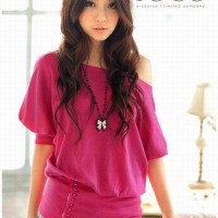 Short Sleeve Button Rose T Shirt