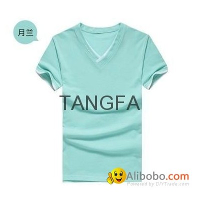 2014 latest popular cotton t shirt shirt free shippingpicture1