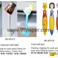 cute lamp shape ball pen