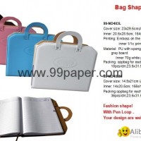 Diary wtih Bag shape cover