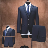 100% wool custom two buttons classic mens tailored suits，OEM welcome