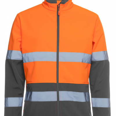 HI VIS D+N THREE LAYER SOFTSHELL JACKETpicture1