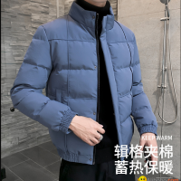 Men's jacket autumn and winter 2020 new cotton-padded jacket couples Korean styl