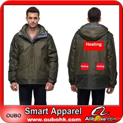 Winter jacket with battery system electric heating clothing warm OUBOHKpicture1