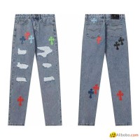 Chrome Hearts jeans pant jean fashionable jean jean trouser cheap men s jeans