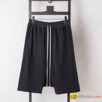 Rick Owens DRKSHDW Men cotton short street shorts