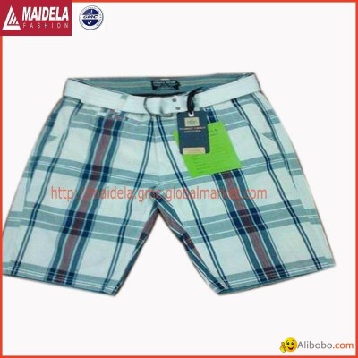 Men's cotton blue leisure Bermudapicture1