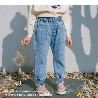 Girls jeans new spring and autumn thin section girls children's clothing springpicture1