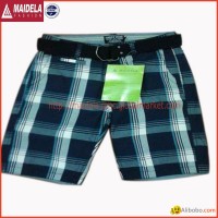 Men's fashion casual plaid shorts