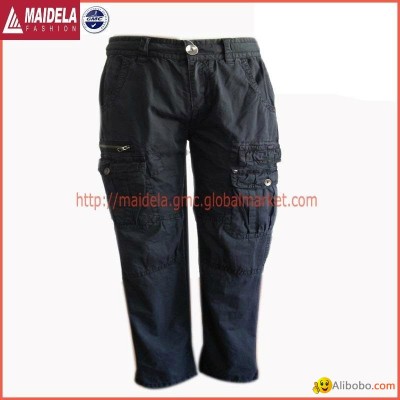 Men's long cargo pant with garment dyed washpicture1