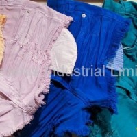 colored denim short