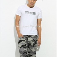 Custom military camouflage half pants for men