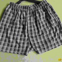 plaid fabric shorts