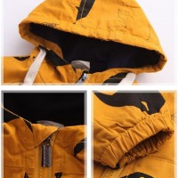 Fashion Printed Kid Jacket Windbreaker Hooded Jacket For Children