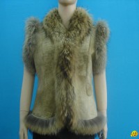 fur&leather dual purpose raccoon frilling