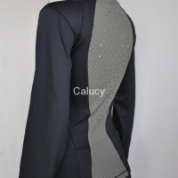 sport top with zipper and long sleeve