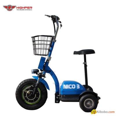 500W48V Electric 3 Wheel Scooter (HP105E-B)picture1