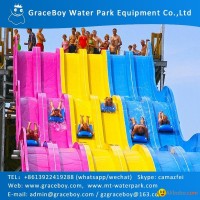 Flow Rider Wave Fiberglass Surfing Machine Amusement for Water Park