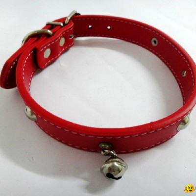 2011 red fashion leather dog collarpicture1