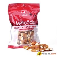 Myfoodie Gourmet Treats Biscuit Chicken Wraps Dog  Chews 8oz