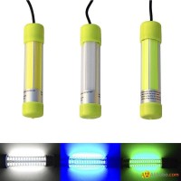 12V 60W COB LED Underwater Deep Drop Fish Lure Flashing Lamp Light