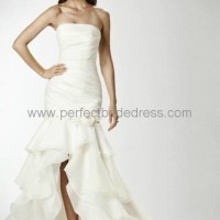 Organza Strapless Mermaid 2 in 1 Wedding Dress Bridal Gowns Bridal Dress WD-3905