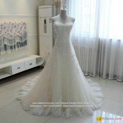 Sweethear A Line New Popular Champange  Beading Floor Length Evening Dress G257picture1