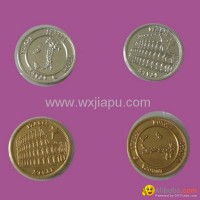 Metal coins for gift and commemoration