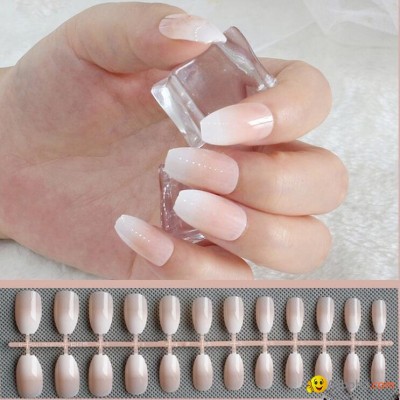 French nails white gradient colorspicture1