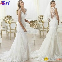 Fashion Wedding Dress Warmly Welcome White Wedding Dress 2015 Lace Hollow-out Ba