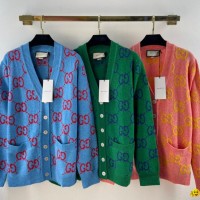 New double G pattern cardigan sweater completely no resistance is too beautiful