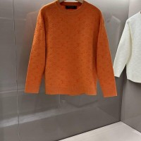 onogram crewneck sweater,Men's     weater orange,    acquard sweatshirts