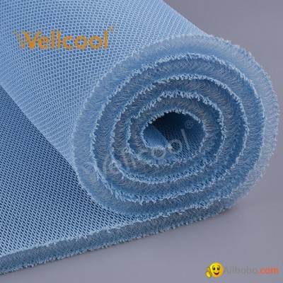 Wholesale blue tear resistant 230cm width 15mm thickness 3d air mesh fabric forpicture1