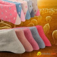 Wholesale Hotsale Women's Crew Woolen Socks