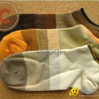 Hosiery for shallow mouth contact MoChuan stripe plate footwear for men and wome