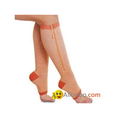 Copper infused support  open toe sockspicture1